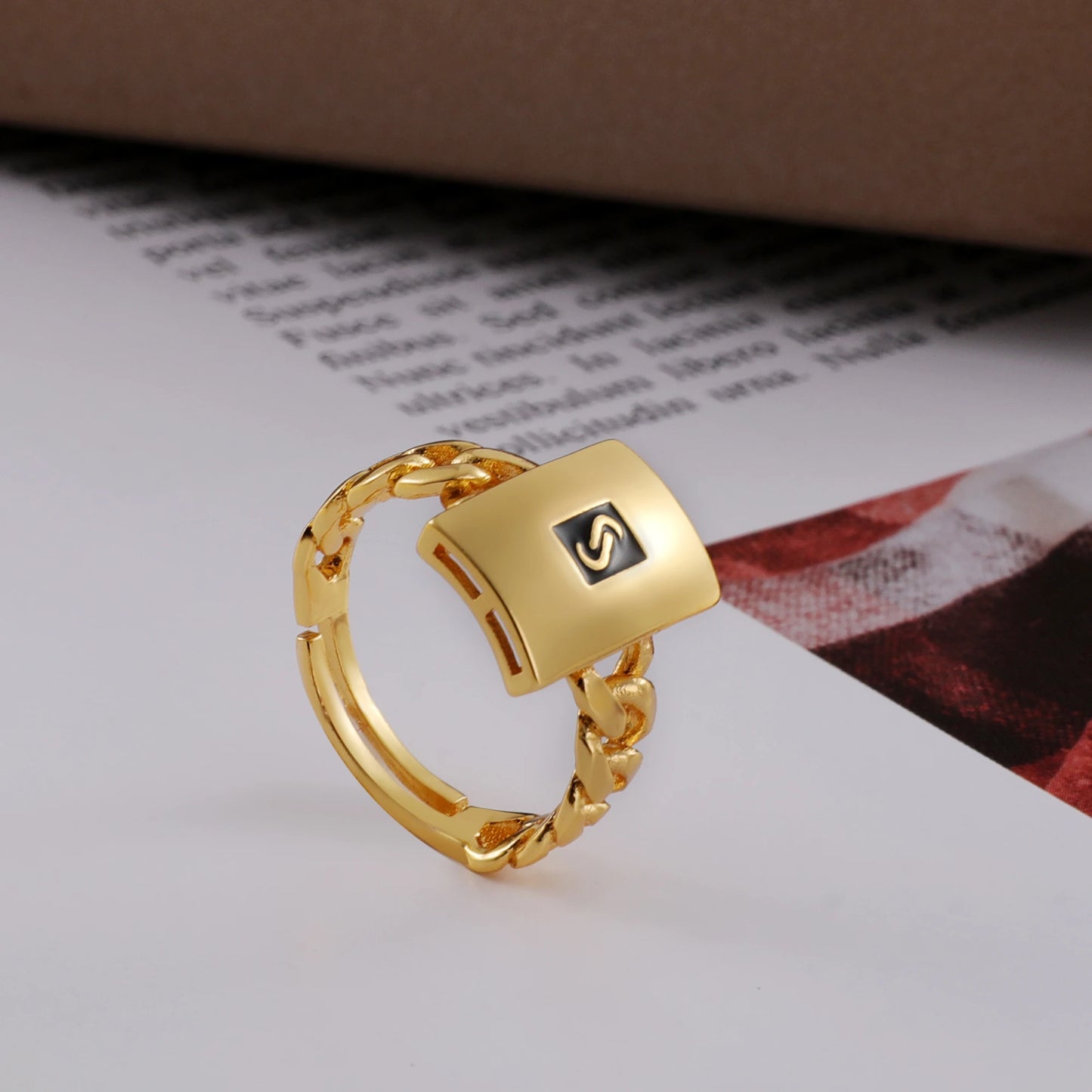 JRH Gold-Plated Droplet Set Of Jewelry With Necklace, Bracelet, Earrings, And Ring, A popular Jewelry Set For Gifts Or Parties.