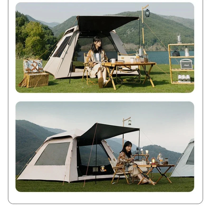 Outdoor Tent 5-8 People Automatic Park Camping Tent Picnic Ourdoors Sunproof Camping Tent Camping Equipment Gazebo