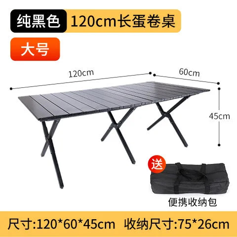 Outdoor Garden Table Pliante Camping Table Folding Side Desk Sedentary Tables Parasol Szafka Kempingowa Kitchen Furniture