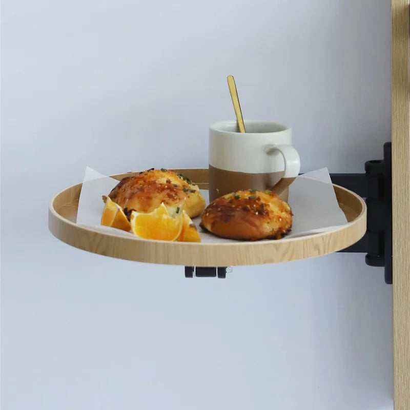 Creative wall hanging Sofa side table foldable wooden corner table bedside tables telescopic coffee table living room furniture