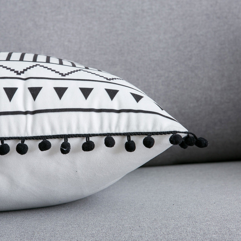 Simple pattern sofa pillowcase