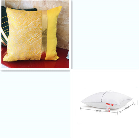 Light luxury bronzing pillowcase