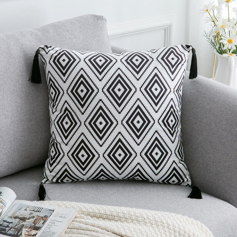 Simple pattern sofa pillowcase
