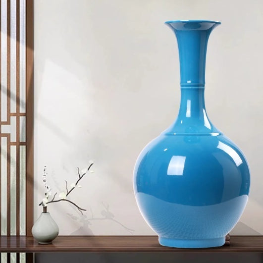 Home Decor Porcelain Color Glaze Mini Zen Flower Vase