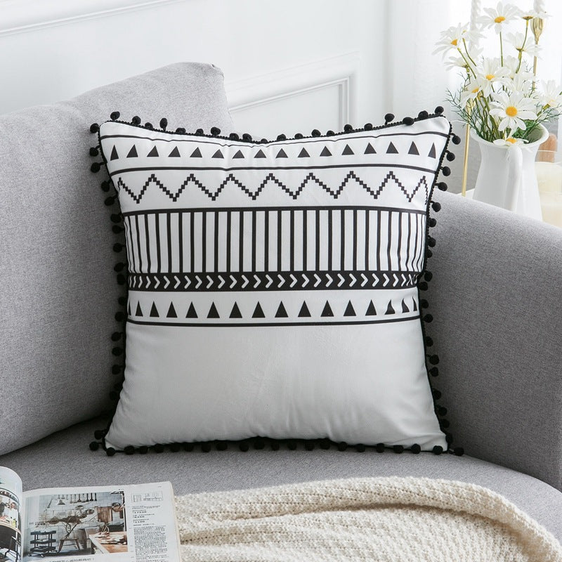 Simple pattern sofa pillowcase