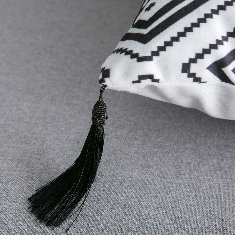 Simple pattern sofa pillowcase
