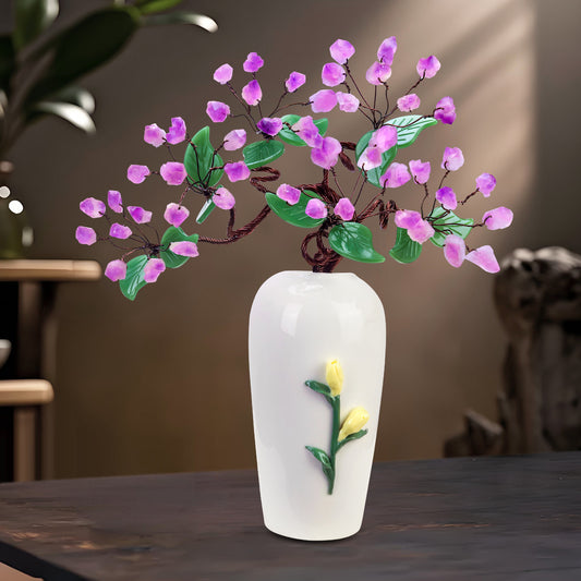 Natural Jade And Amethyst Home Decor For The Living Room