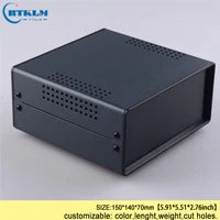 Iron housing for electronics diy instrument case project case iron electric junction box DIY amplifier metal box 150*140*70mm