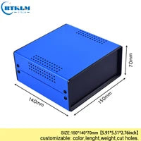 Iron housing for electronics diy instrument case project case iron electric junction box DIY amplifier metal box 150*140*70mm