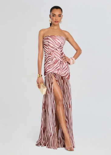 Nicole Silk Chiffon Dress
