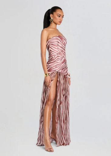 Nicole Silk Chiffon Dress