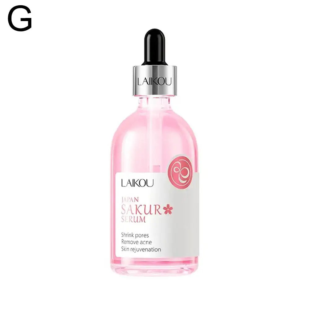 100ml LAIKOU Sakura Serum Vitamin C Amino Acid Essence Eight Color Essence Moisturizing Hydrating Nourishing Repair Skincare