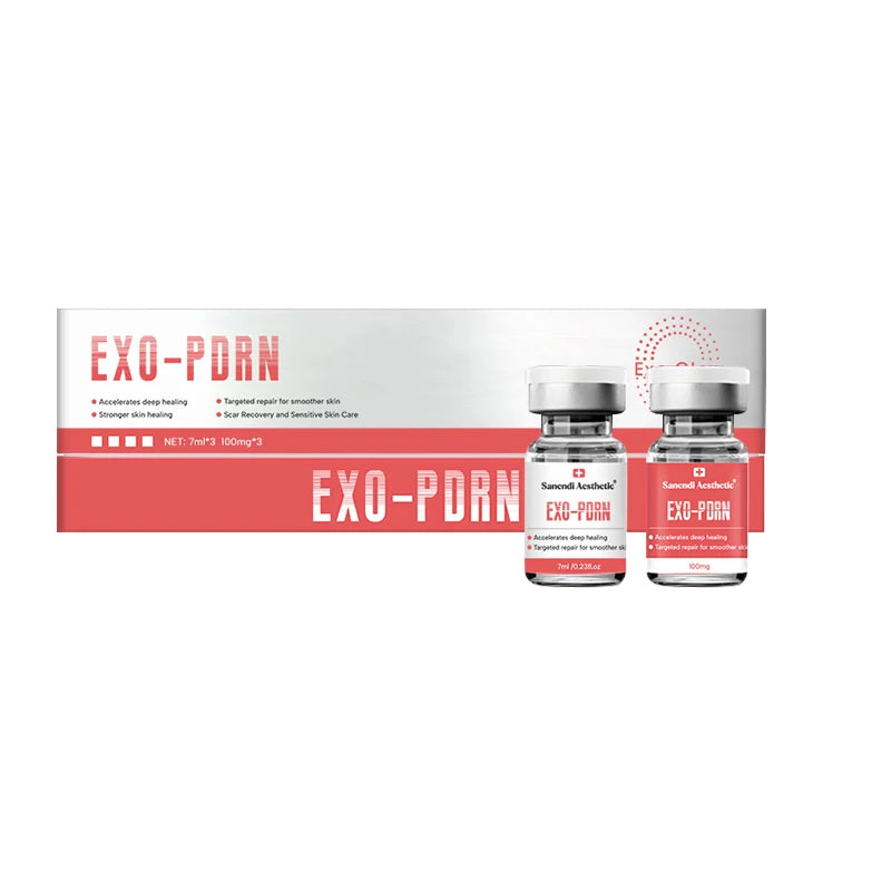 Korean Skin Care Stem Cell Serum for Face Skin Booster Anti-aging Dr.Pen Pdrn All Skin Type 7ML*3Vials+100mg*3Vials