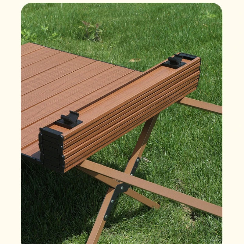 Outdoor Garden Table Pliante Camping Table Folding Side Desk Sedentary Tables Parasol Szafka Kempingowa Kitchen Furniture