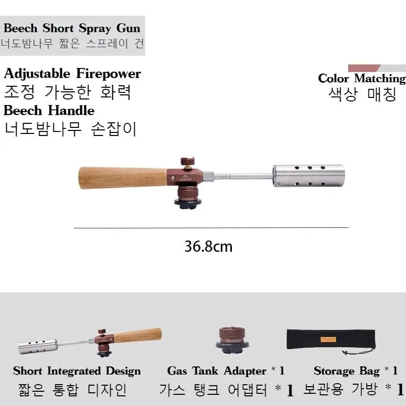 MOUNTAINHIKER Weeding Fires Machine Grass Burners Gases Torch Outdoor BBQ Blowtorch Camp Flamethrowers Camping Equipment   4.6