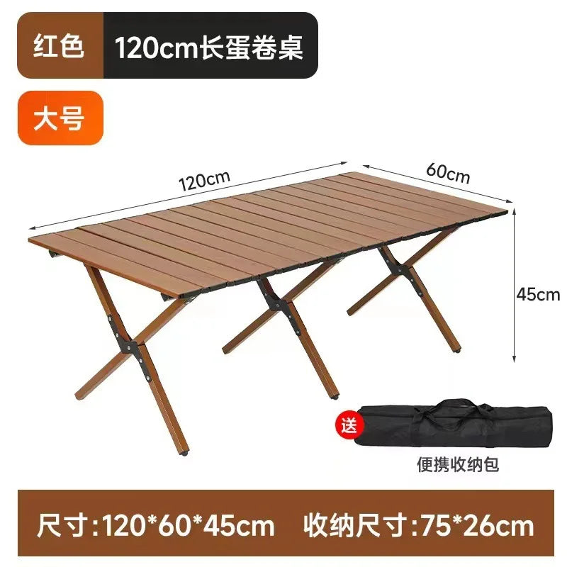Outdoor Garden Table Pliante Camping Table Folding Side Desk Sedentary Tables Parasol Szafka Kempingowa Kitchen Furniture