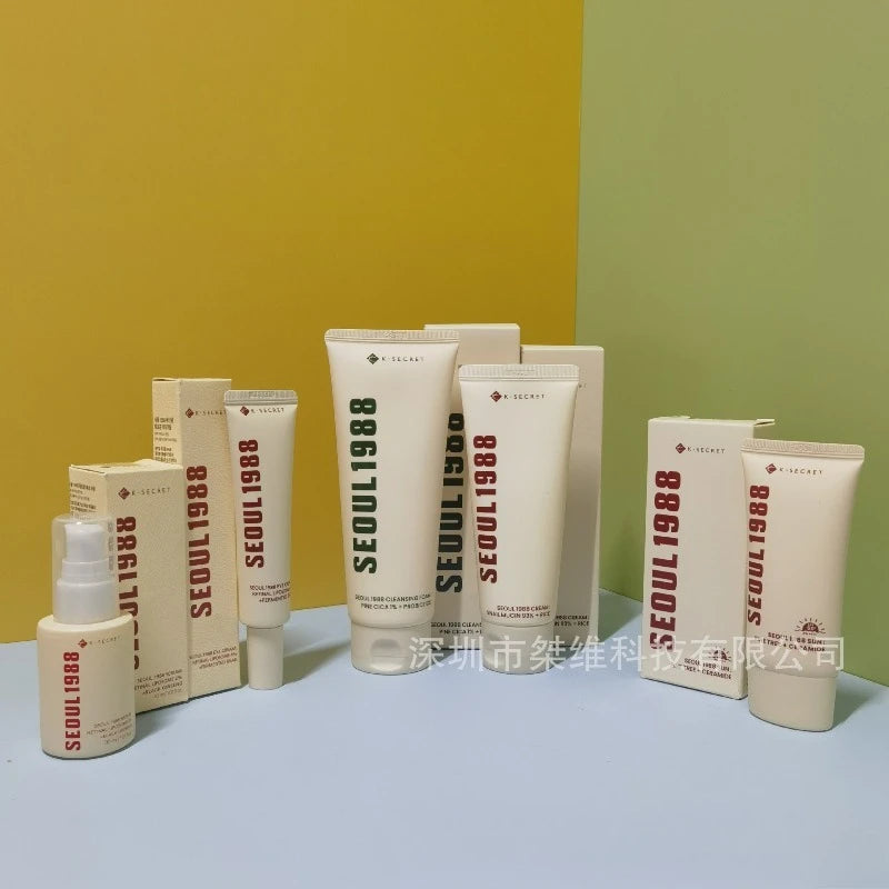 K-secret Seoul 1988 Essence Moisturizing/4% Retinol Eye Cream/Sunscreen/Snail Cream/Face Cleanser Facial Skin Care Products