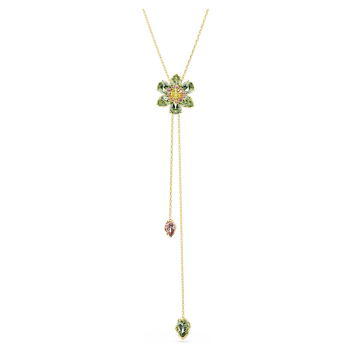 2025 Gorgeous Floral Gold Jewelry Set, Essential Necklace Pendant Bracelet, Earnail Ring for Banquet Parties - Lover Gift