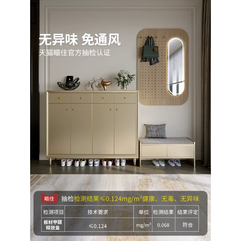 furniture luxury shoe changing stool can be sat at the entrance of the home, and the entrance is against for living room