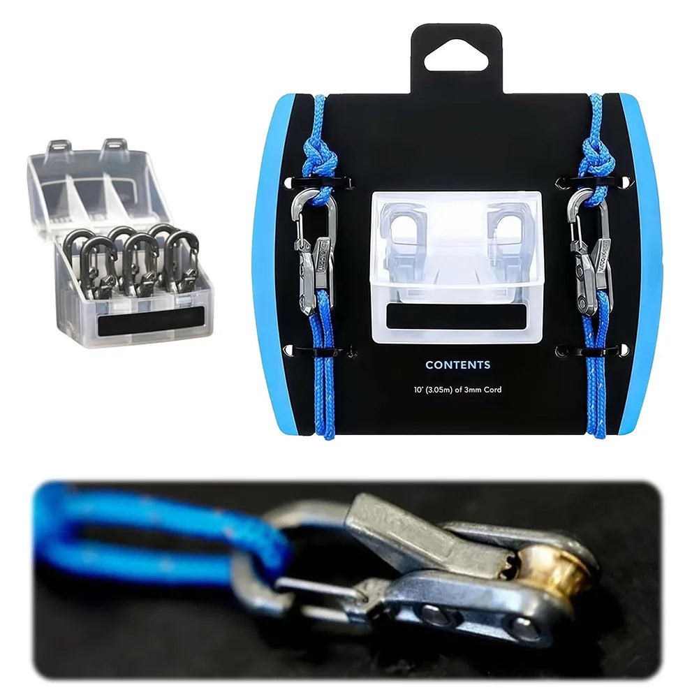 Outdoor Rope Adjuster Wear Resist Ultralight Tent Guyline Tool Climbing Rope Adjust Equipment for Camping Hiking Multitools