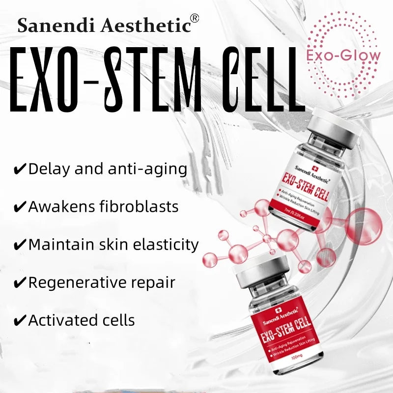 Korean Skin Care Stem Cell Serum for Face Skin Booster Anti-aging Dr.Pen Pdrn All Skin Type 7ML*3Vials+100mg*3Vials